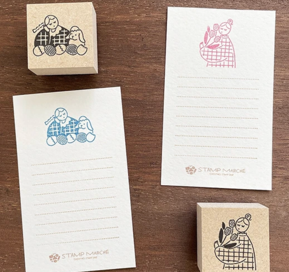 Marl-chan Tulips Stamp