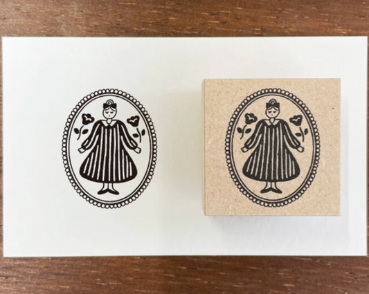 Marl-chan Brooch Stamp