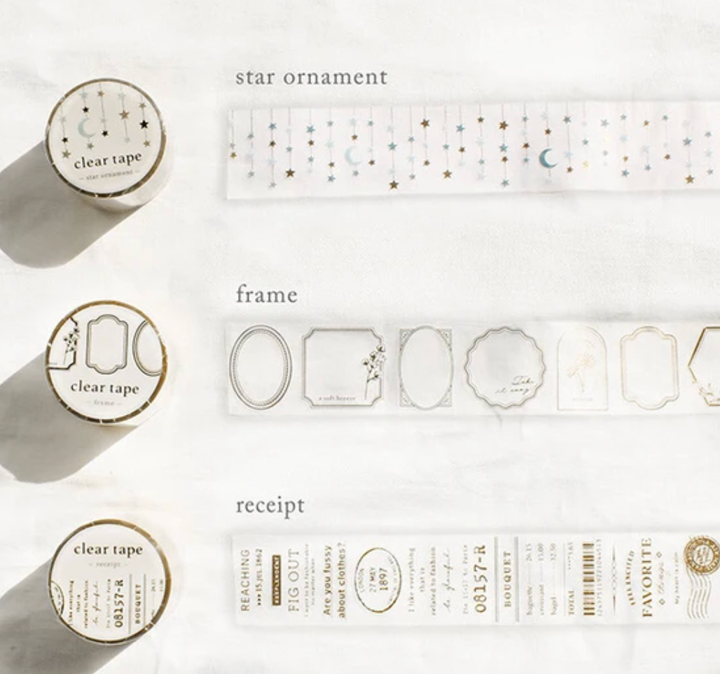 Star Ornament Clear 30mm Washi Tape