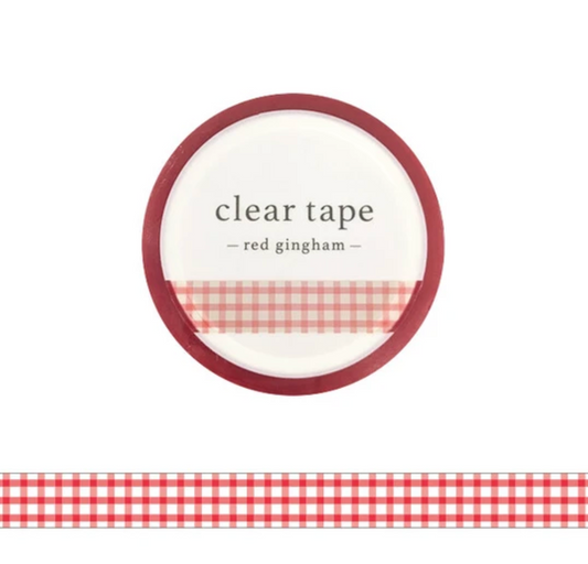 Red Gingham 7mm (Thin) Washi Tape