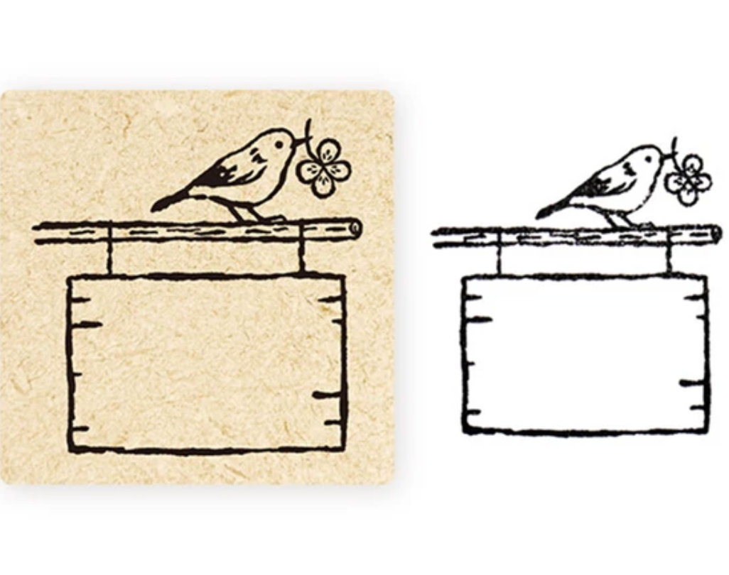 Midori Asano Signboard and Tori Stamp