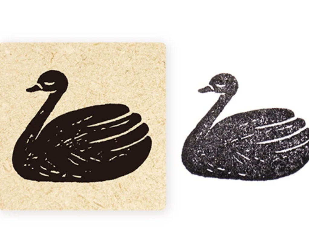 Nishishuku Swan Stamp