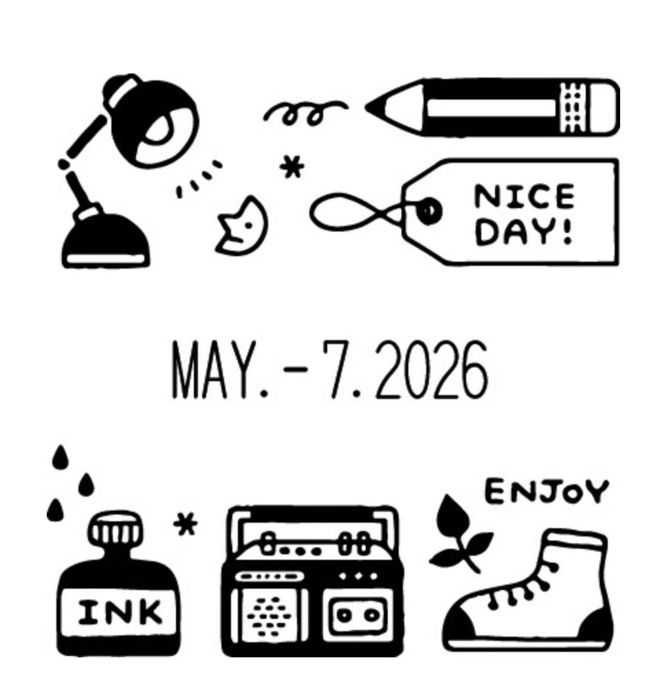 Eric Small Things x Sanby Date Stamp