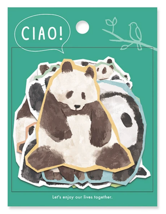 Ciao Stickers - Pandas