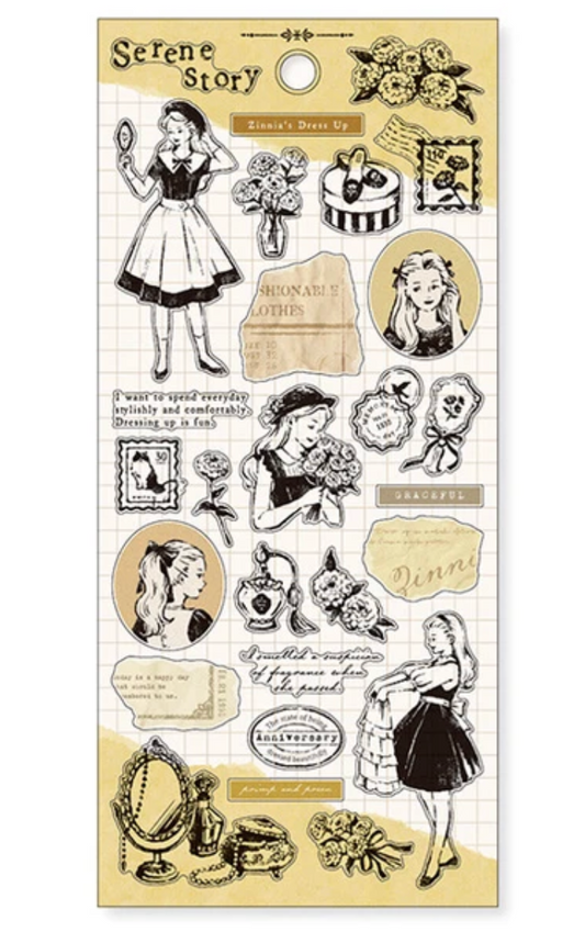 Serene Story Sticker - Zinnia's Dressed Up