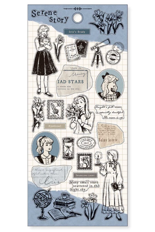 Serene Story Sticker - Iris's Study