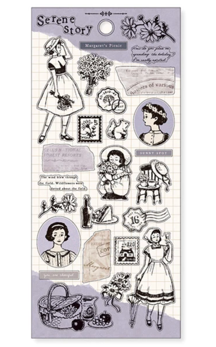 Serene Story Sticker - Margaret's Outing