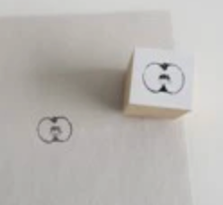 Yohaku Apple 2 Stamp