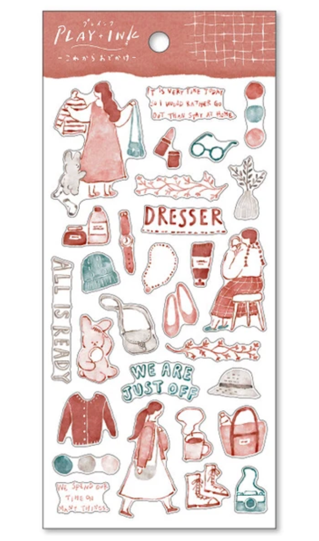 Play Ink - Outing from Now On Sticker Sheet