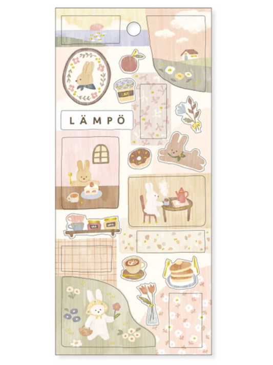 Lampo - Rabbit and Dusk Sticker Sheet