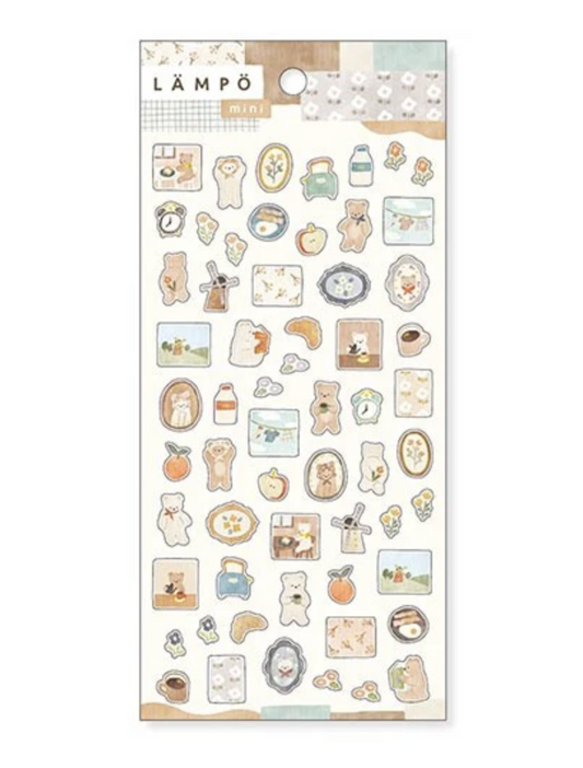 Lampo - Morning with a Bear Sticker Sheet