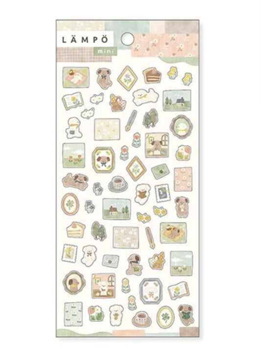 Lampo - Dog and Late Afternoon Sticker Sheet