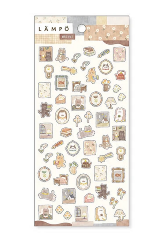 Lampo - Cat and Night Sticker Sheet