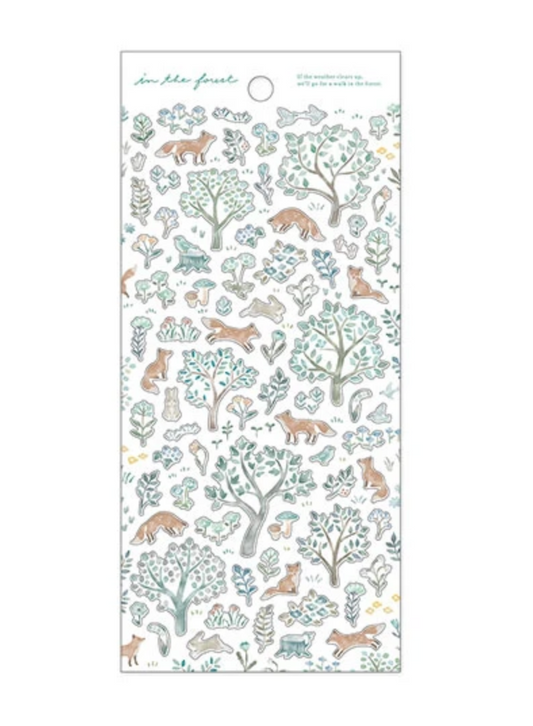 In The Forest Sticker Sheet - Fox