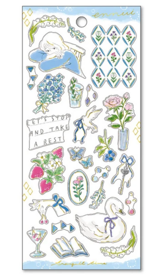 Ennui Sticker Sheet - Dozing