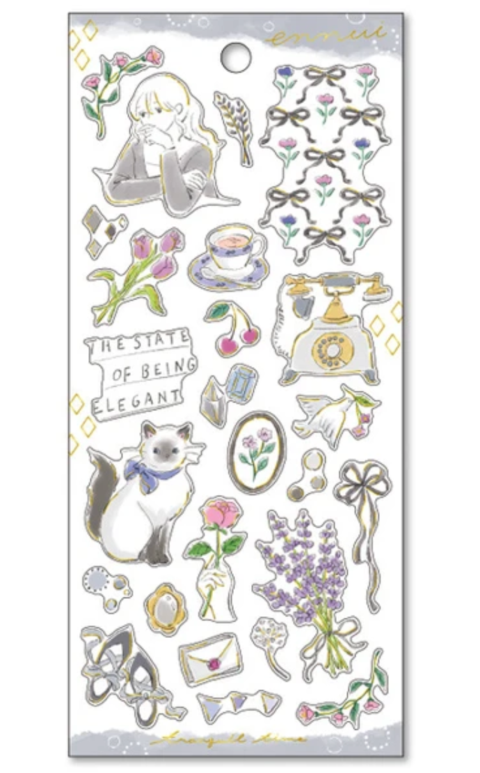 Ennui Sticker Sheet - Meditation