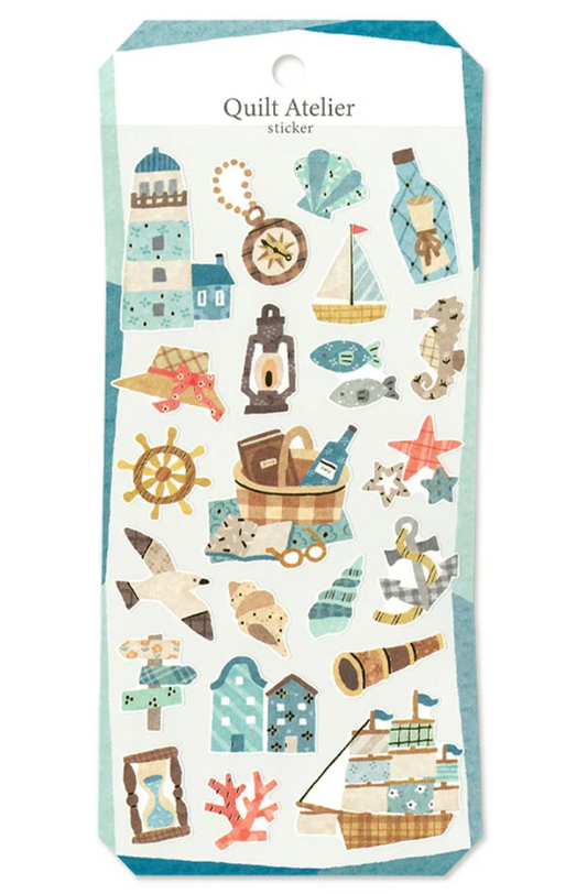 Quilt Atelier Stickers - Town with a Port