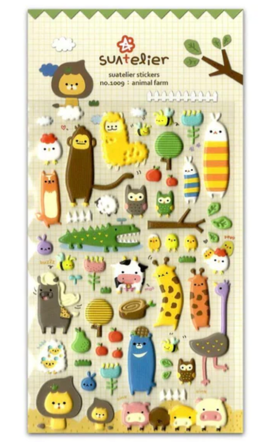 Suatelier 1009: puffy animal farm
