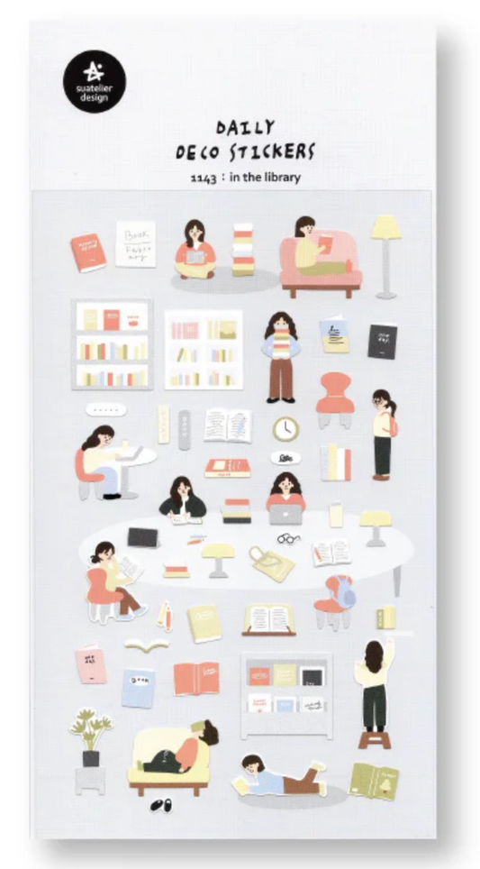 Suatelier 1143: in the library
