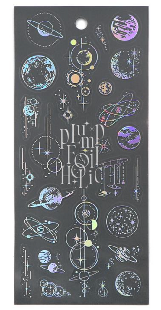 Plump Foil Holic Seal Planet