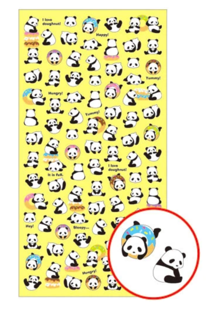 Petit Petit Sticker Donut Panda