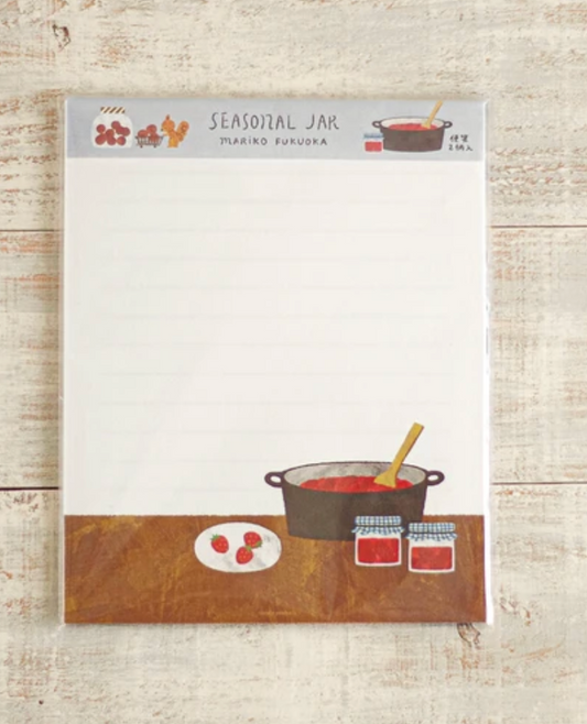 Mariko Fukuoka Letter set - Seasonal Jars