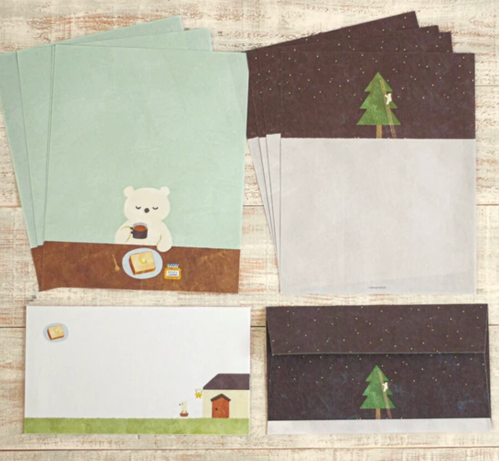 Mariko Fukuoka Letter set - Hoshi Kuma