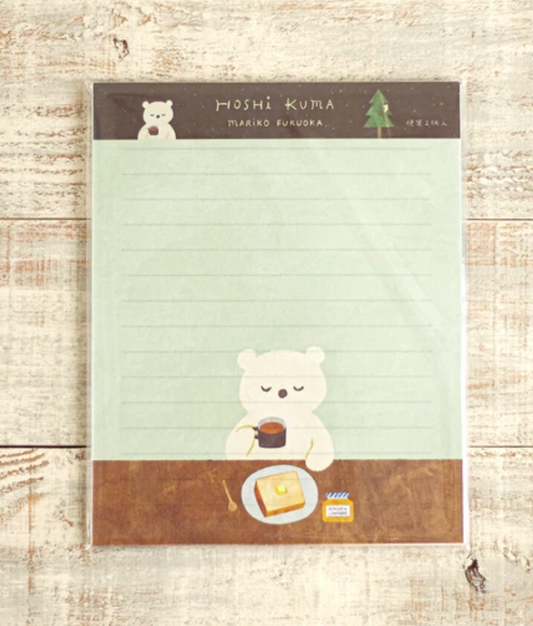 Mariko Fukuoka Letter set - Hoshi Kuma