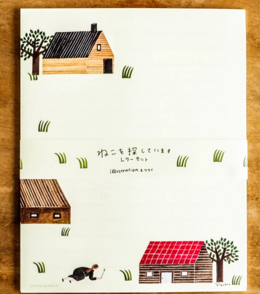 Necktie - Looking for a Cat Letter Set