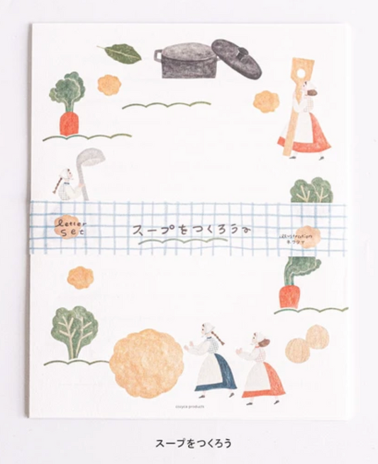 Necktie:Let's Make Soup Letter Set