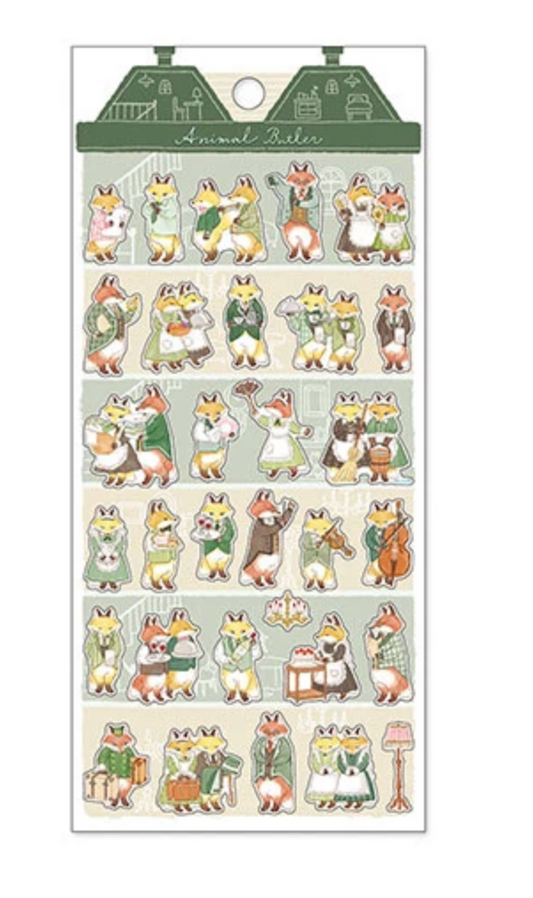 Butler Stickers - Fox