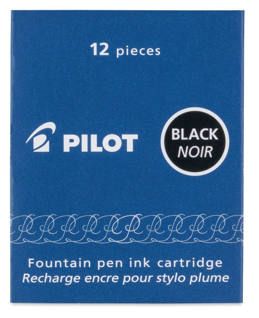 Pilot Namiki Black Ink Cartridges (12 Pack)
