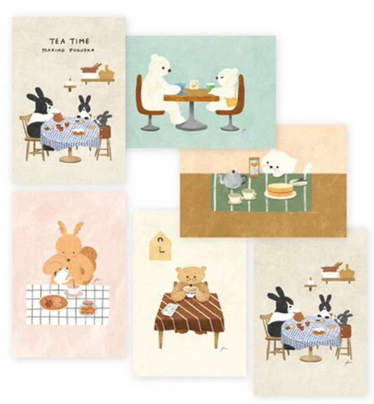 Tea Time Postcards