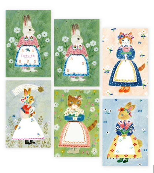 Tablier Postcards
