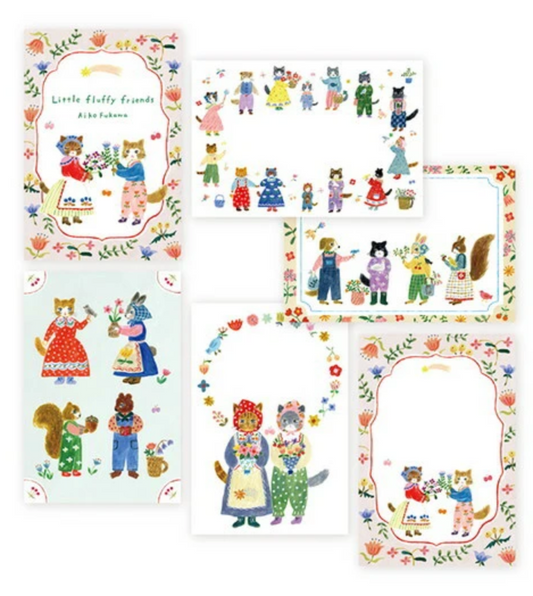 Little Fluffy Friends Postcards