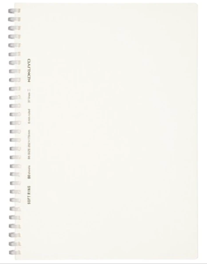 KOKUYO Notebook Soft Ring Note Clear - A5