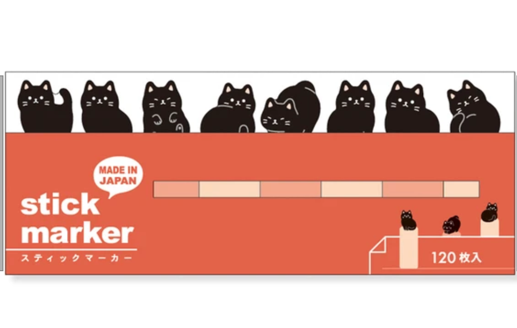 Black Cat Stick Markers