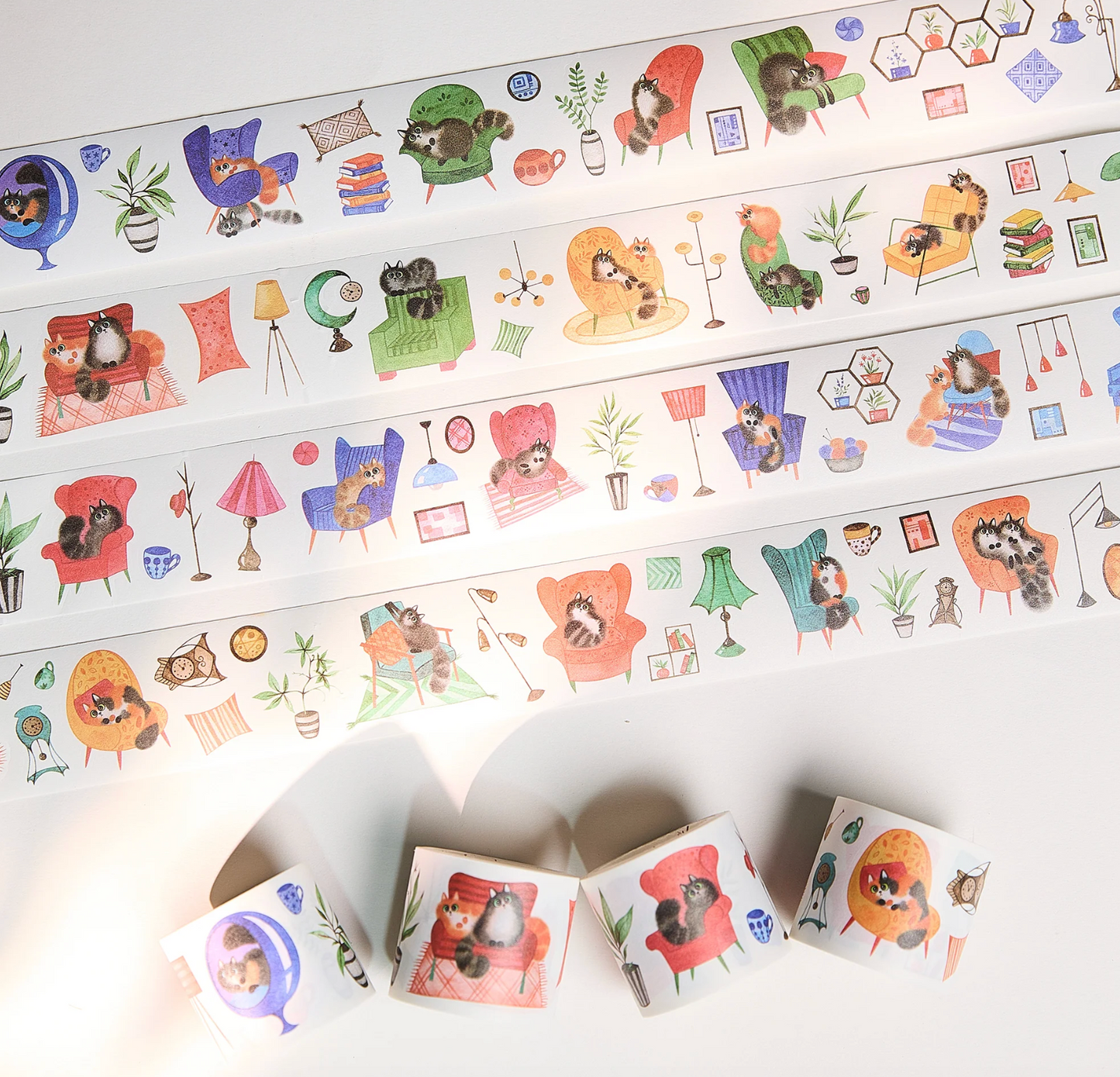 Paw Parlor Washi Tape Sticker Set
