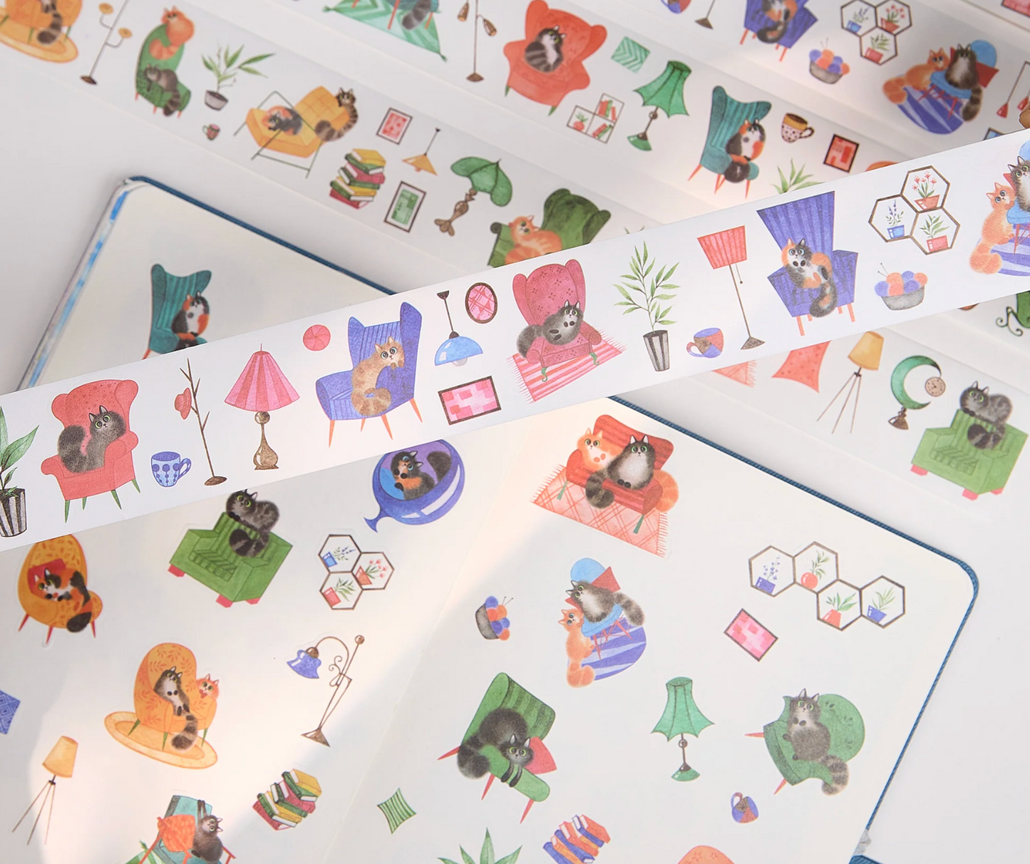 Paw Parlor Washi Tape Sticker Set