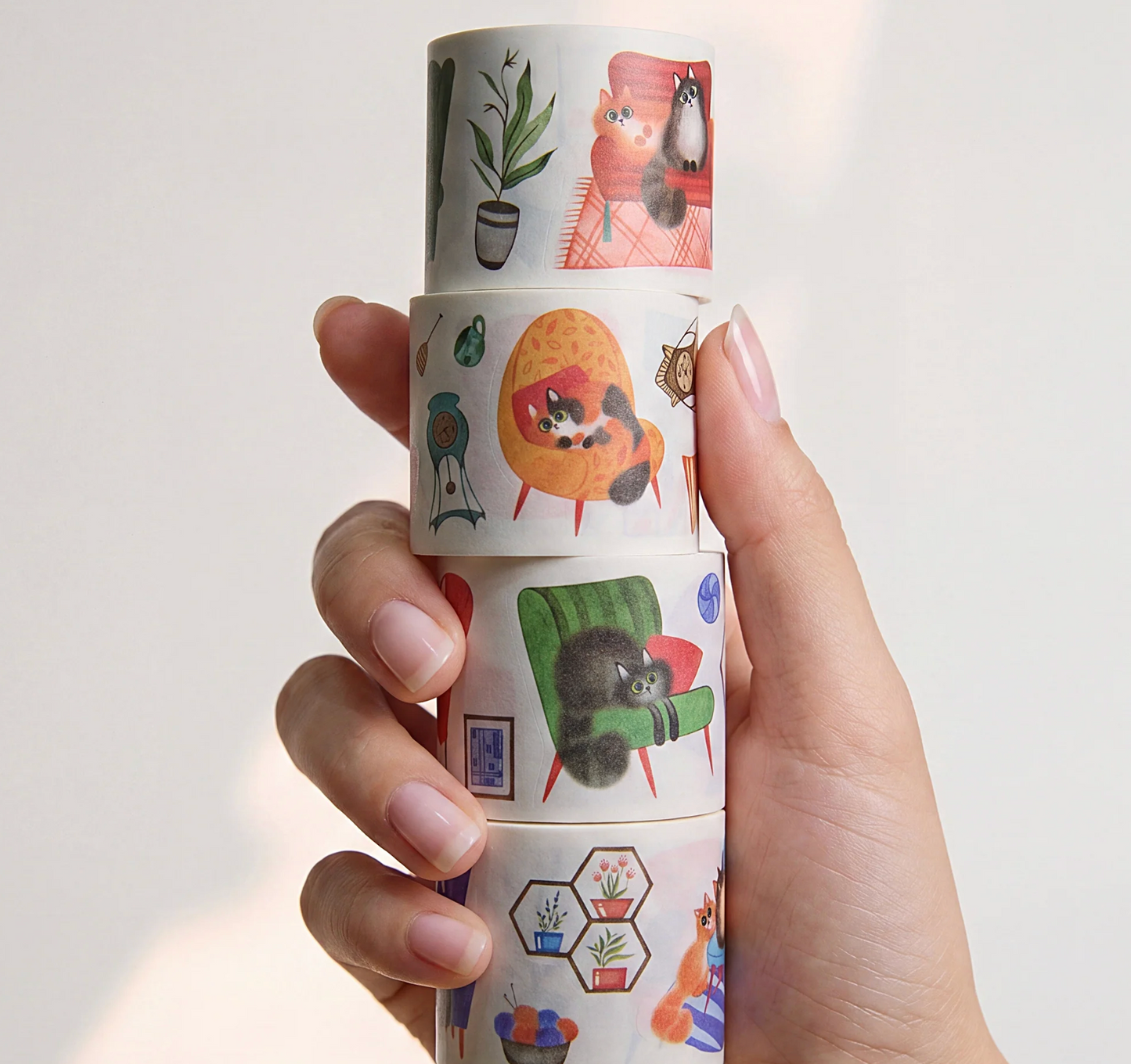 Paw Parlor Washi Tape Sticker Set
