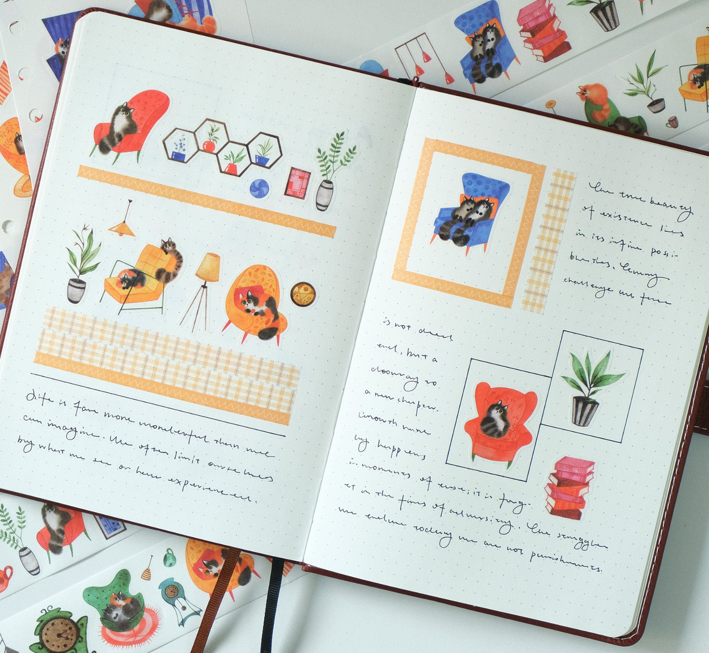 Paw Parlor Washi Tape Sticker Set