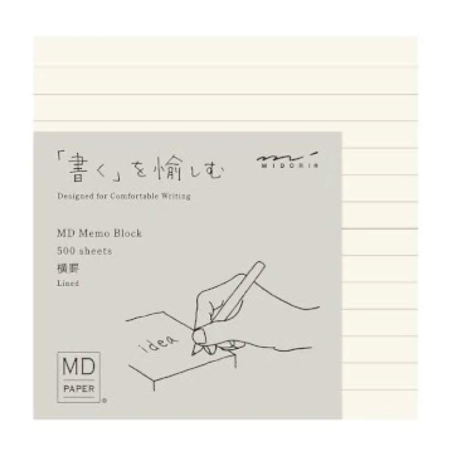 MD BLOCK MEMO PAD LINED