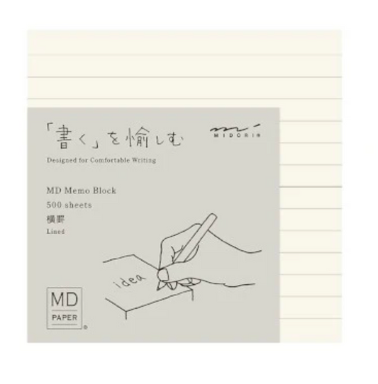 MD BLOCK MEMO PAD LINED