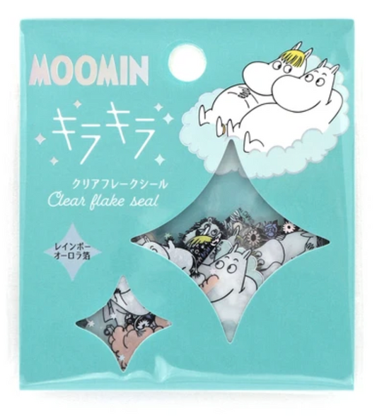 Moomin Siblings - Planner Stickers Moomin Sparkle Flake sticker Clear