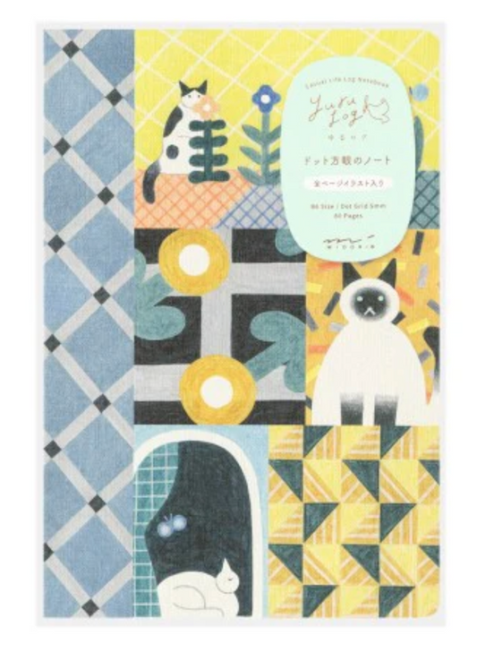 Yuru Log Notebook - Cat - B6