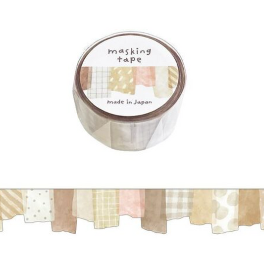 Cozy Pattern Washi Tape Borderless
