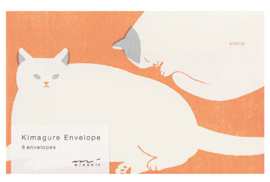 KIMAGURE Easy and Cozy Cat Envelopes