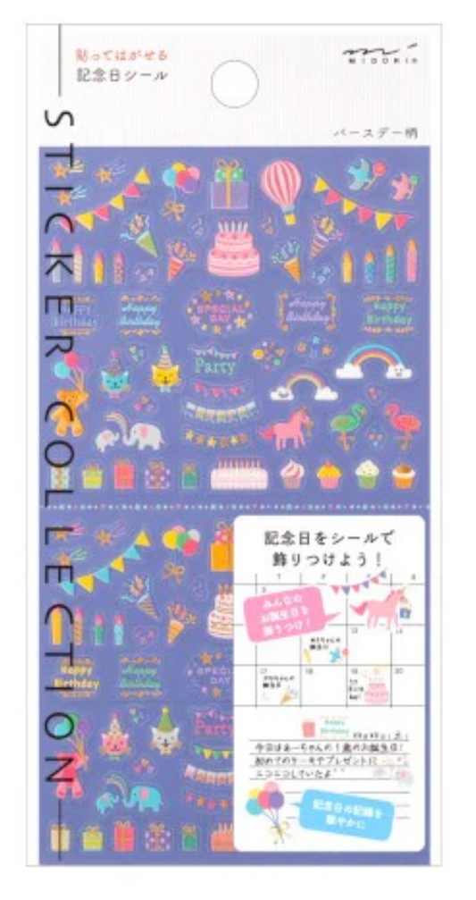 Birthday Sticker Sheet