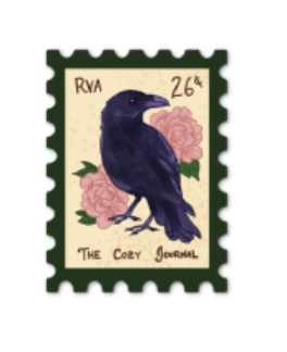 TCJ Crow Stamp Sticker