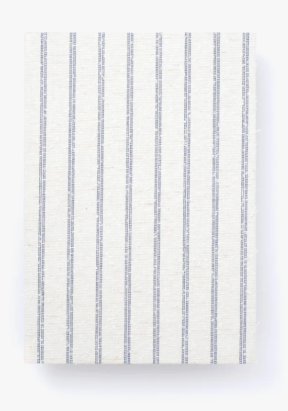 A5 notebook - Bishu blue stripe